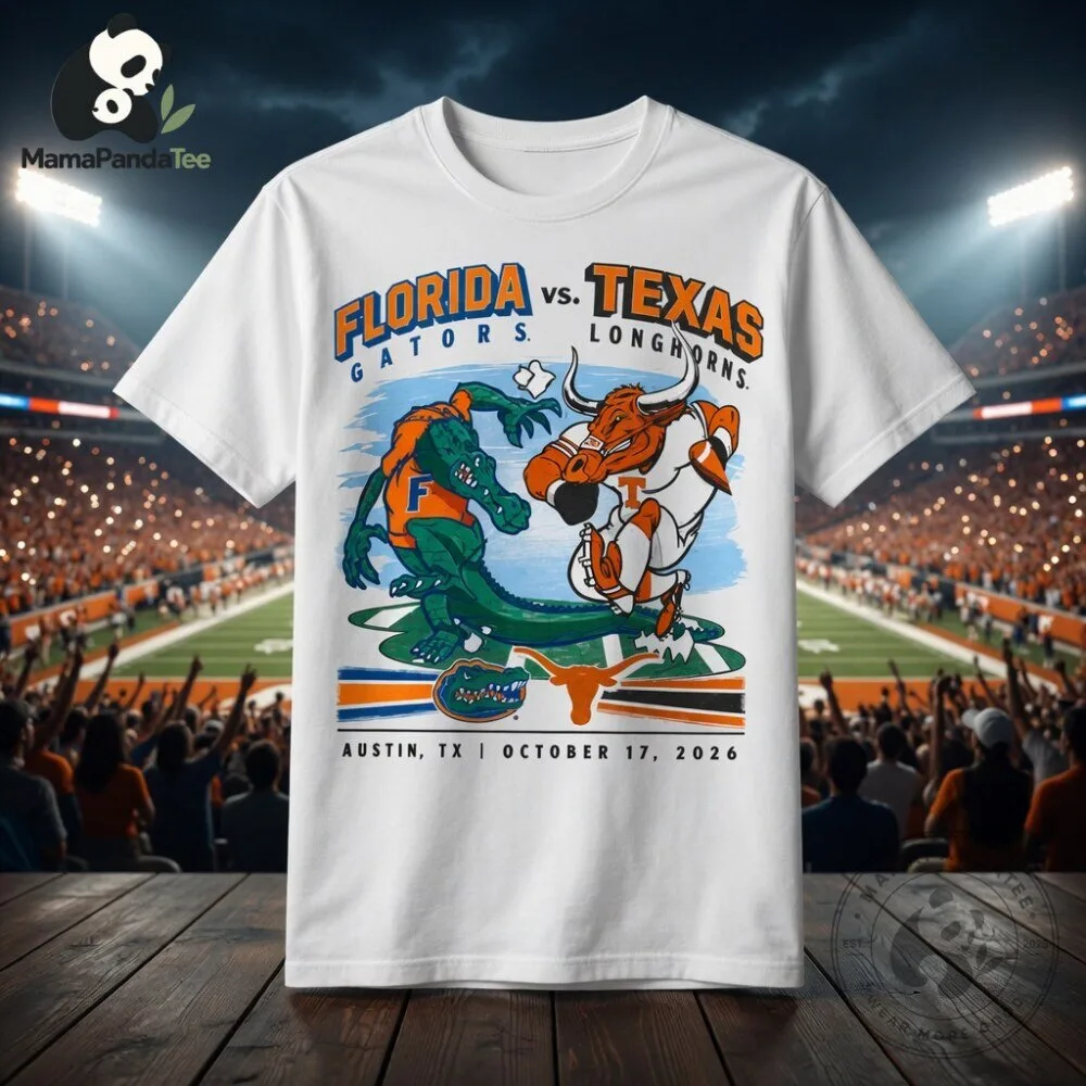 Florida Gators vs Texas Longhorns 2026 Game Shirt 7 Florida Gators vs Texas Longhorns 2026 Game Shirt