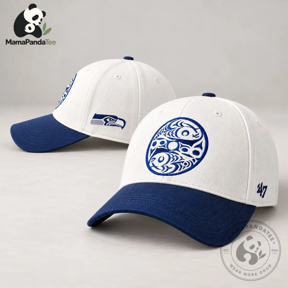 Seattle Seahawks 47 Throwback Enfield Hitch Adjustable Hat 5 Seattle Seahawks 47 Throwback Enfield Hitch Adjustable Hat