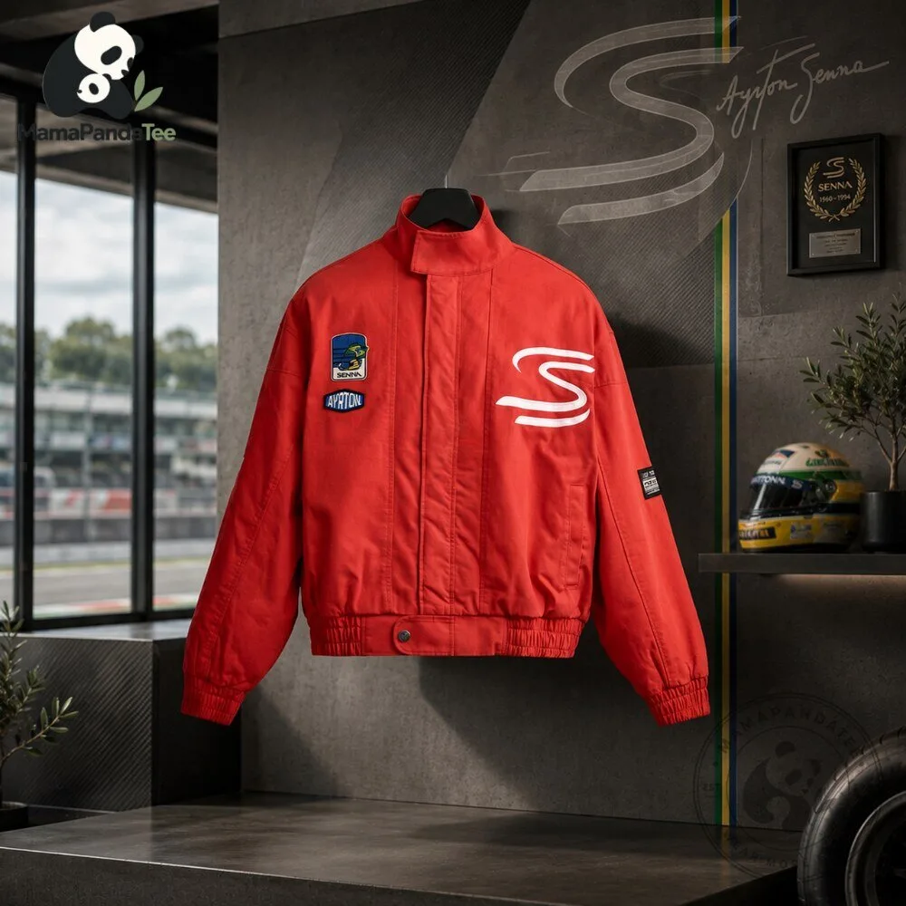 Zara Ayrton Senna Padded Bomber Jacket