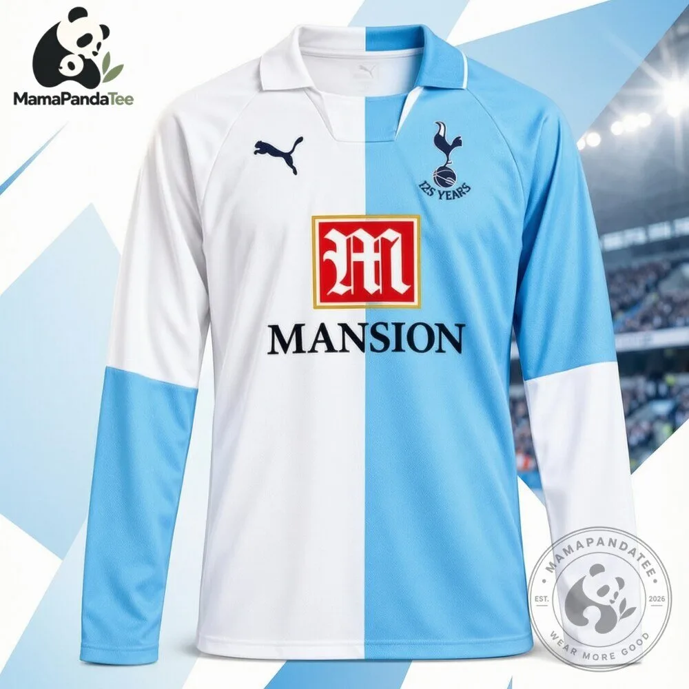 Tottenham Hotspur 2007 2008 125th Anniversary Long Sleeve Retro Shirt 5 Tottenham Hotspur 2007 2008 125th Anniversary Long Sleeve Retro Shirt