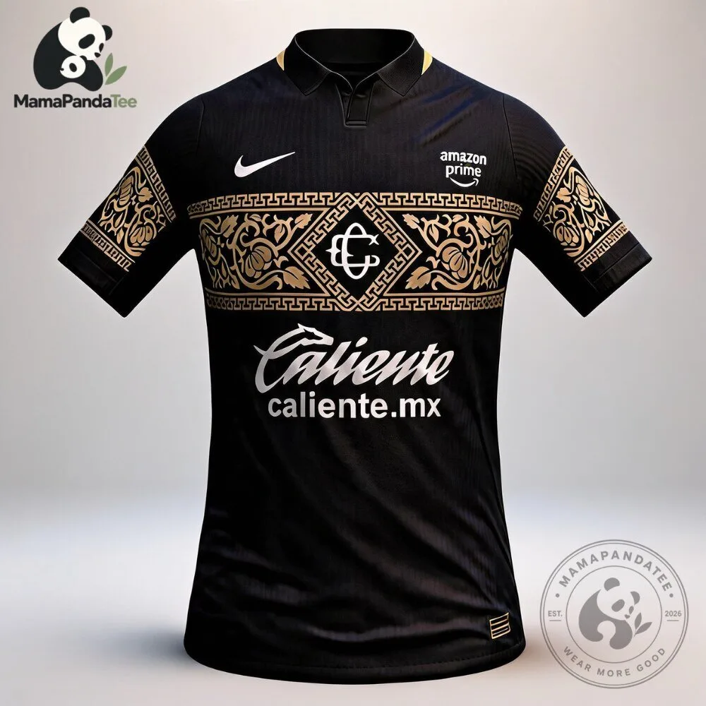 Chivas 2026 2027 Third Kit Black & Gold Nike Jersey