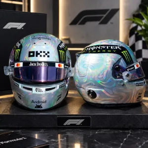 Lando Norris 2026 US GP Mini Chrome Helmet