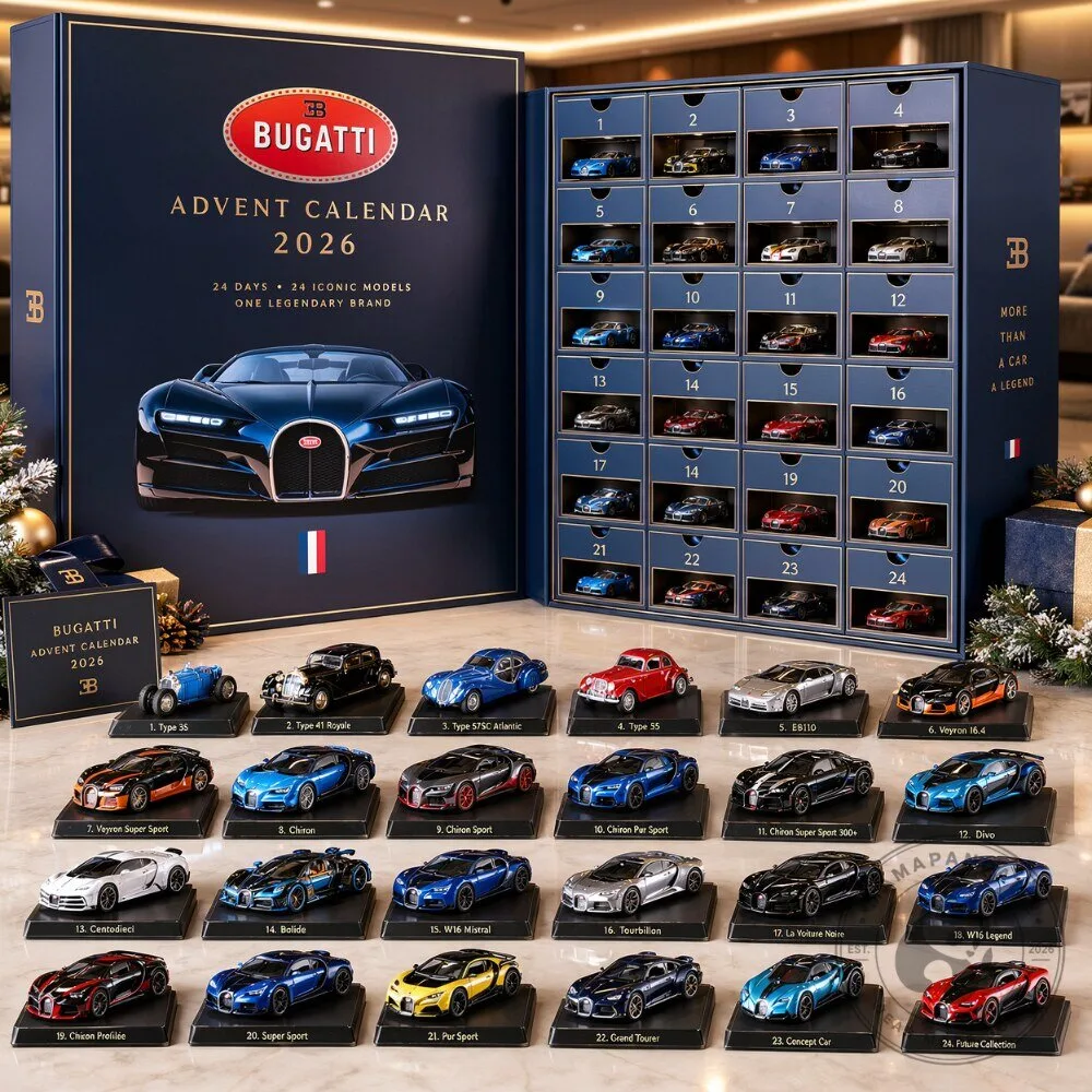 Bugatti Advent Calendar 2026 Cars Collection 5 Bugatti Advent Calendar 2026 Cars Collection