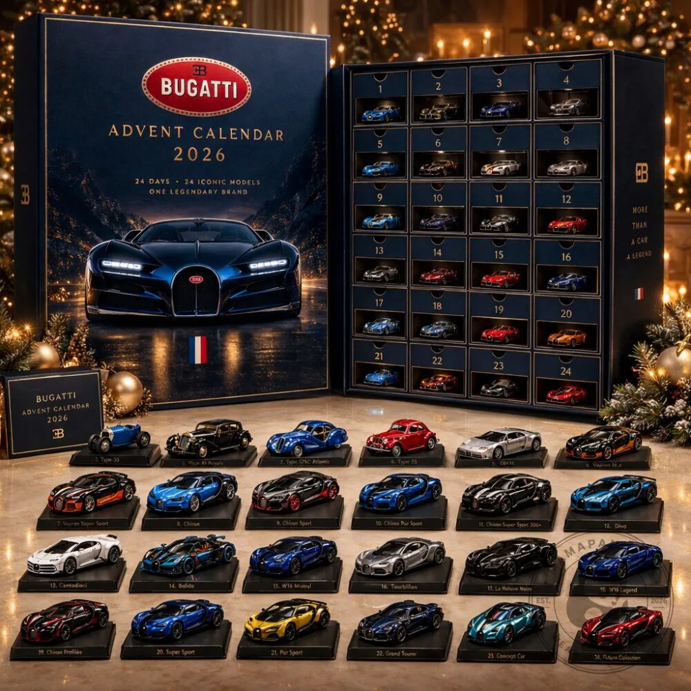 Bugatti Advent Calendar 2026 Cars Collection 6 Bugatti Advent Calendar 2026 Cars Collection