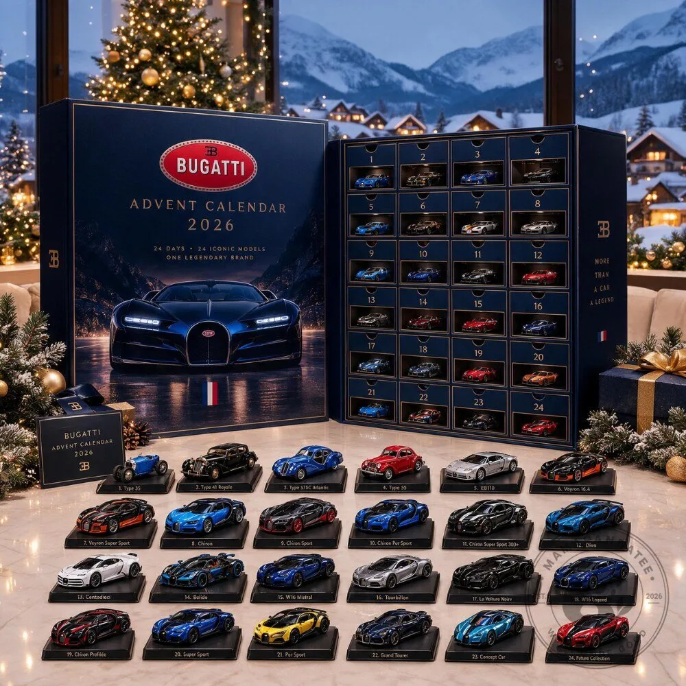 Bugatti Advent Calendar 2026 Cars Collection 7 Bugatti Advent Calendar 2026 Cars Collection