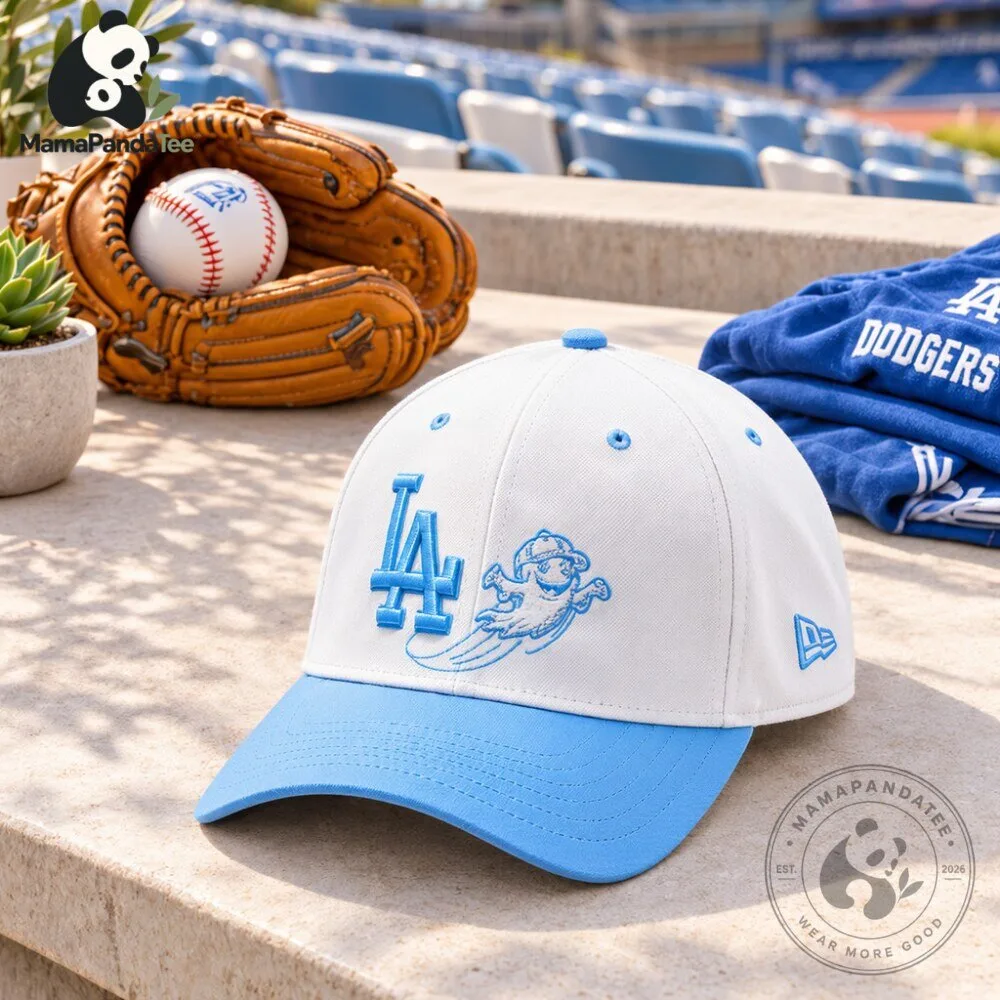 New Era LA Dodgers Chrome Ghost 9FORTY A Frame Snapback Hat