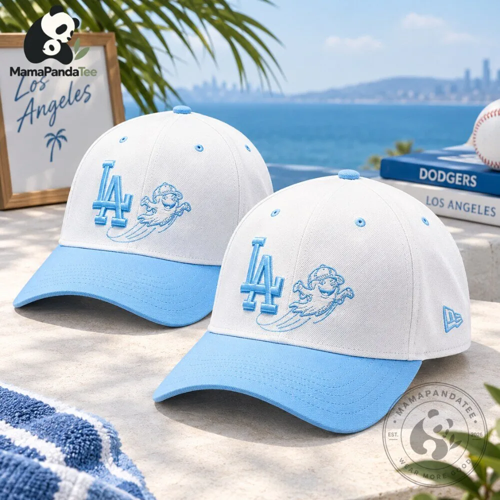 New Era LA Dodgers Chrome Ghost 9FORTY A Frame Snapback Hat 7 New Era LA Dodgers Chrome Ghost 9FORTY A Frame Snapback Hat