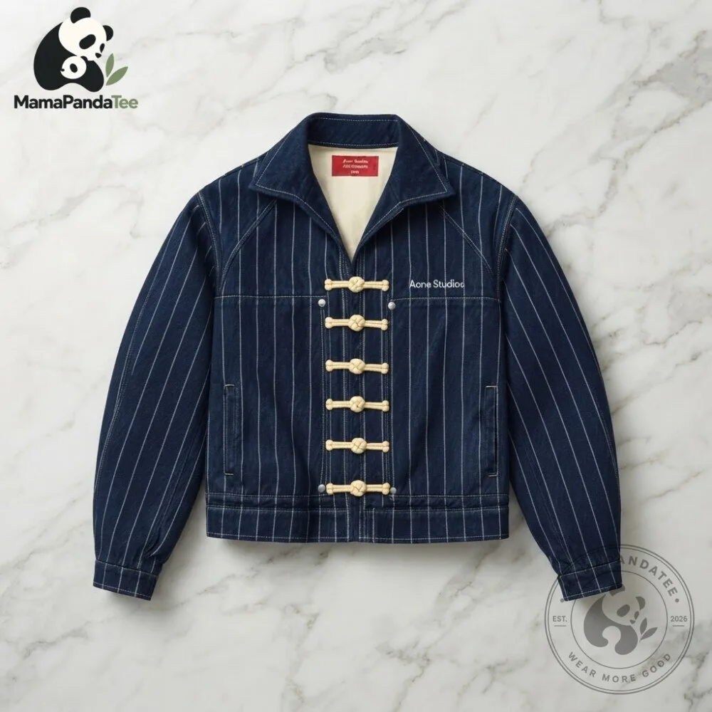 Acne Studios Frog Fastener Denim Jacket