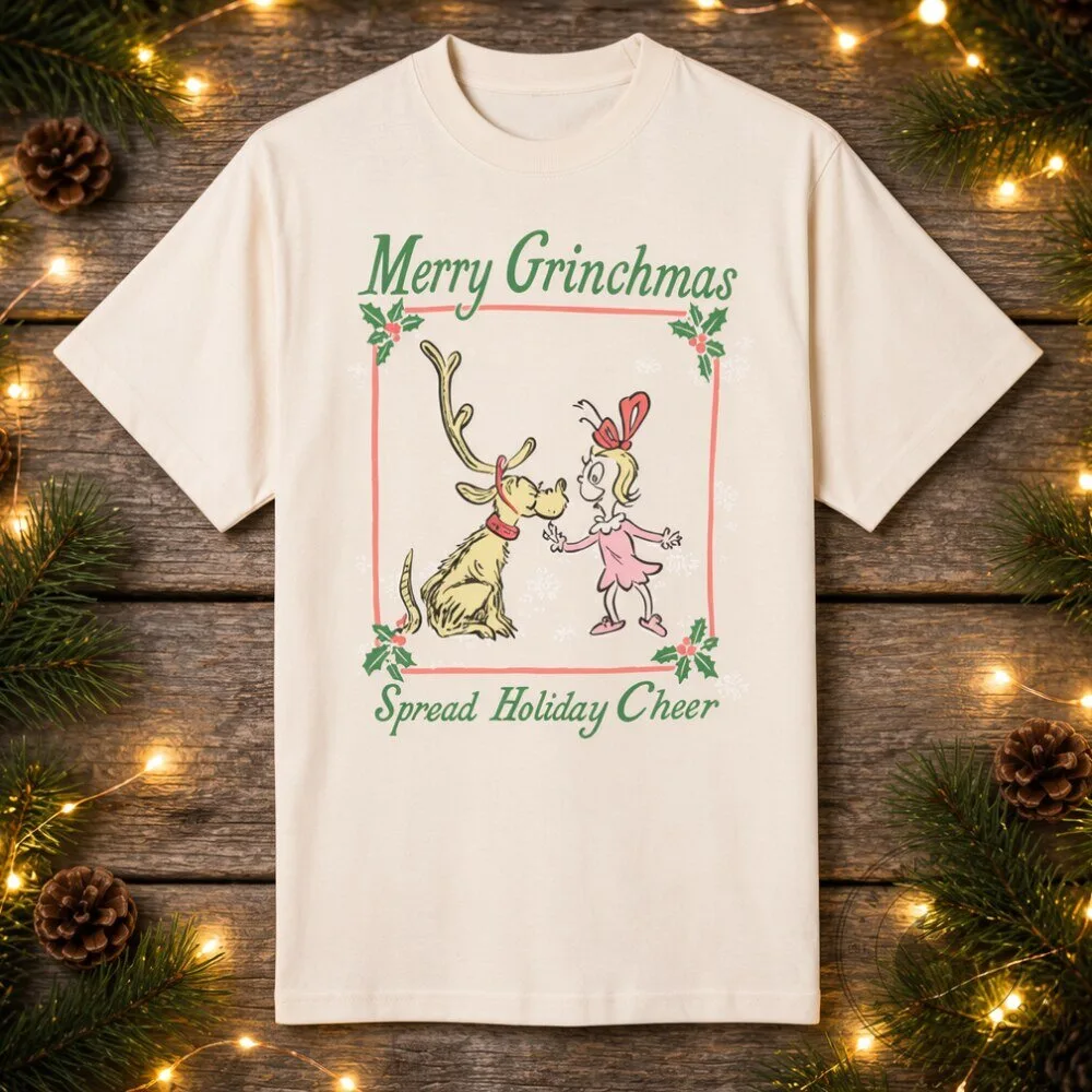 "Top 5 Festive 2026 Holiday Products: Ornaments, Apparel, and Surprises" 6 Merry Grinchmas Spread Holiday Cheer Christmas T Shirt