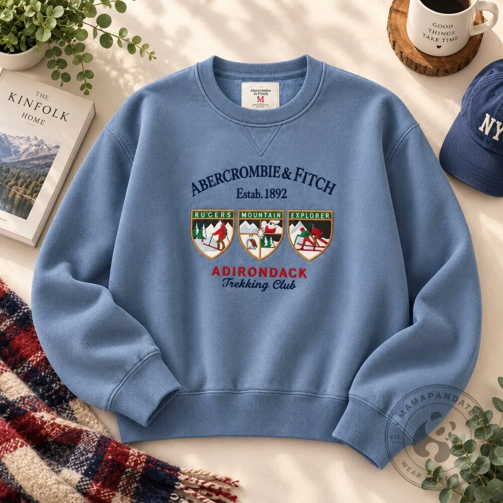 "Top 5 Festive 2026 Holiday Products: Ornaments, Apparel, and Surprises" 8 90s Abercrombie & Fitch Adirondack Trekking Club Crewneck Sweatshirt