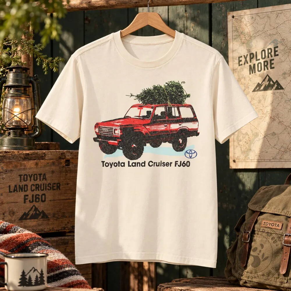 "Top 5 Festive 2026 Holiday Products: Ornaments, Apparel, and Surprises" 10 Retro Toyota Land Cruiser FJ60 Christmas T Shirt