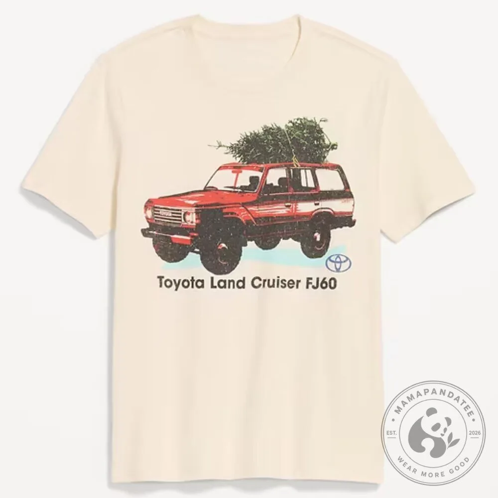 Retro Toyota Land Cruiser FJ60 Christmas T Shirt 5 Retro Toyota Land Cruiser FJ60 Christmas T Shirt